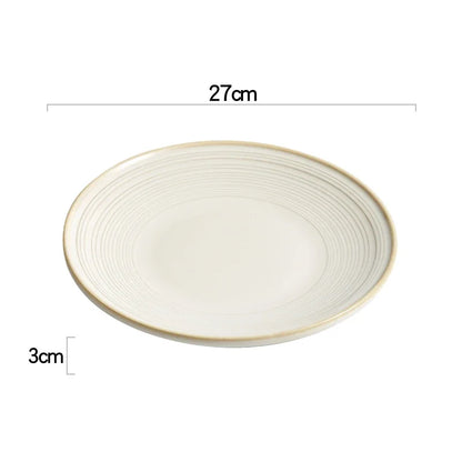 assiette design gastronomique haut de gamme professionnel vaisselle moderne