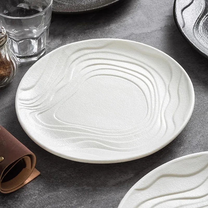 assiette design gastronomique haut de gamme professionnel vaisselle moderne Deleurde