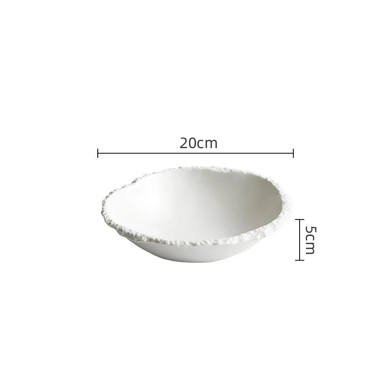 Dimensions et profil du bol en céramique Rocca Maison Deleurde