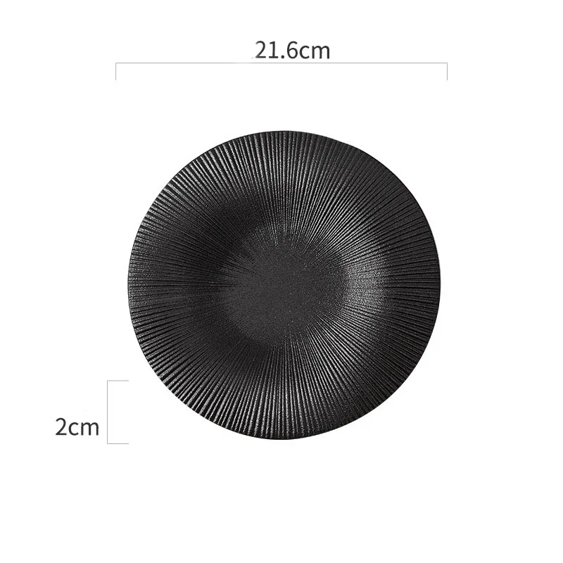 ceramic-plate-zenith-design-black