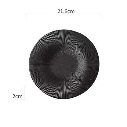 ceramic-plate-zenith-design-black