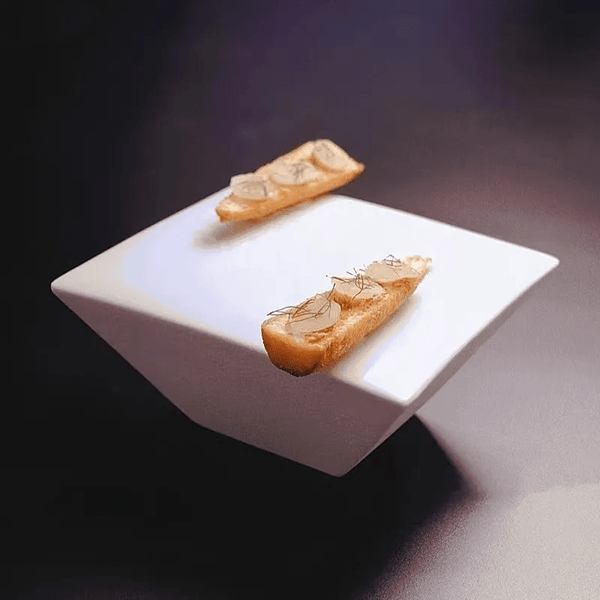 Plat Céramique | Cube design Deleurde