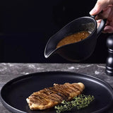 Saucière Céramique Moderne Gravita Maison Deleurde avec dressage gastronomique