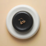 Assiette Céramique Contraste Joy Maison Deleurde avec dressage gastronomique