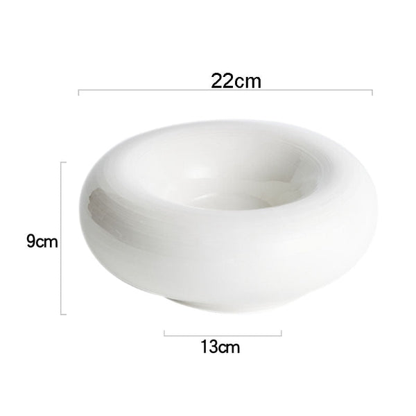 Dimensions et profil de Assiette Céramique Creuse Nuage Maison Deleurde