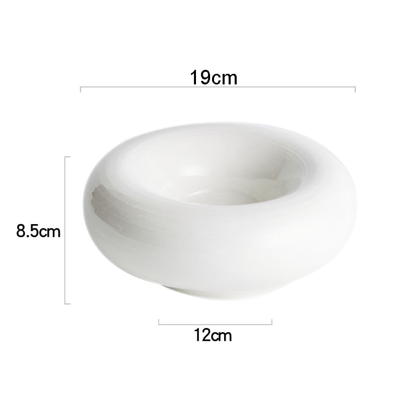 Dimensions et profil de Assiette Céramique Creuse Nuage Maison Deleurde