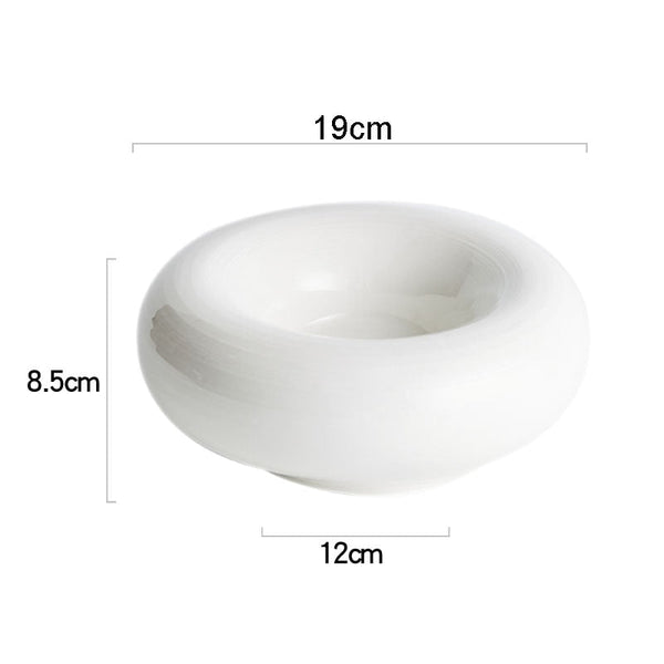 Dimensions et profil de Assiette Céramique Creuse Nuage Maison Deleurde