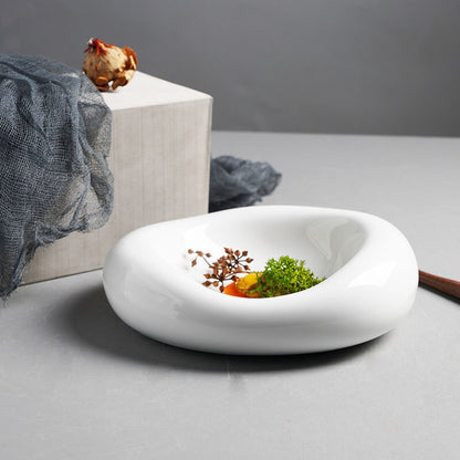 assiette-ceramique-restaurant-design-glace-moderne