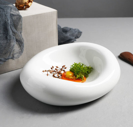 assiette-ceramique-restaurant-design-glace