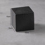 Dimensions et profil de Assiette Céramique Noire Volcano Maison Deleurde