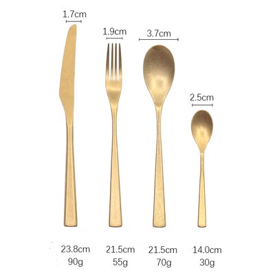 Elegant cutlery - Gold/Silver 